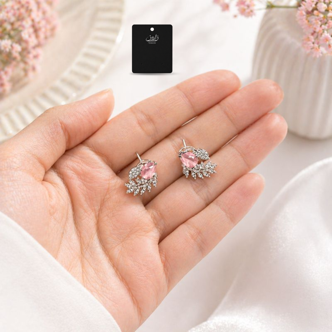 Luxury American Diamond Pastel Colours Necklace Set for Women