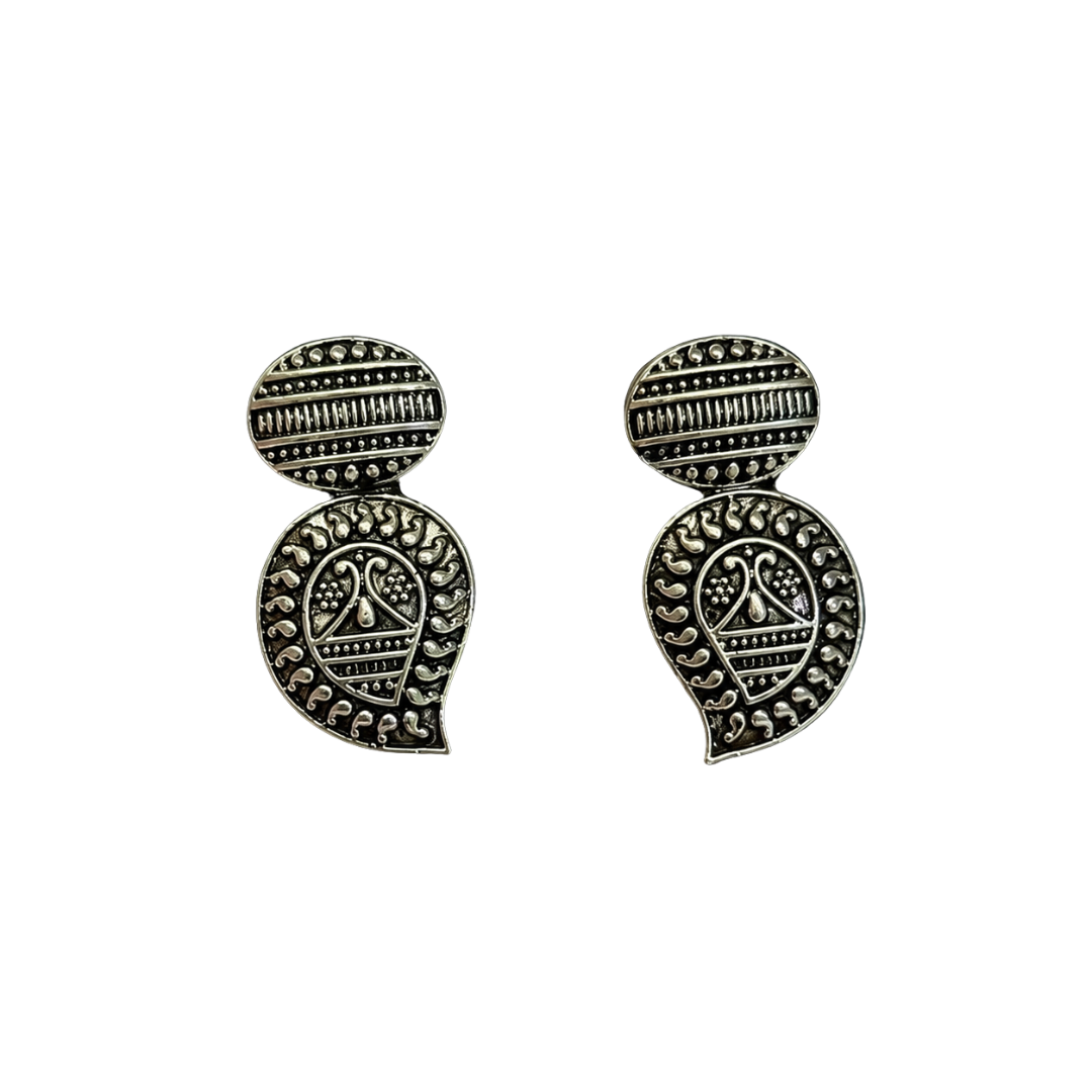 Heritage Paisley Stud Earrings